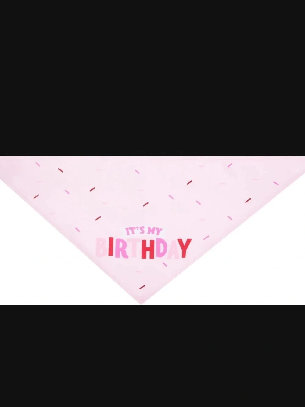 Pink Dog and Cat Birthday Bandana - Frisco by Chewy
